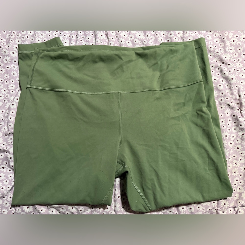 lululemon athletica Olive Green High-Rise Leggings